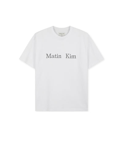 MATIN KIM T-Shirt in White