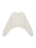 MATIN KIM MATIN KIM Sweatshirt Crop One Size