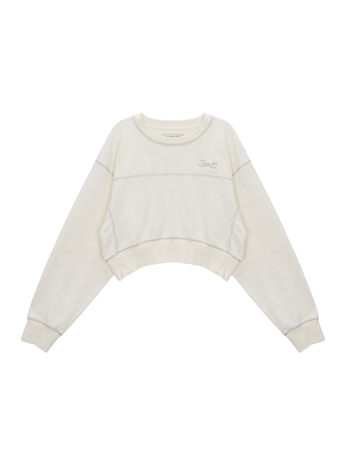 MATIN KIM MATIN KIM Sweatshirt Crop One Size
