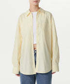 MUSINSA STANDARD WOMAN MUSINSA STANDARD WOMAN Women's Oversized Washed Poplin Shirt [Lemon]