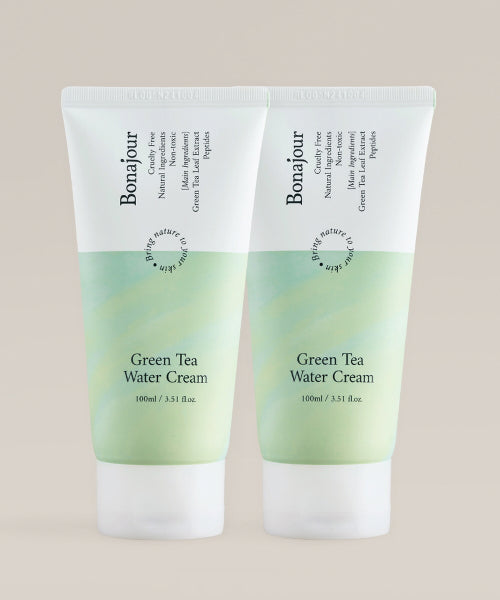 BONAJOUR Green Tea Water Cream 100ml 2pack