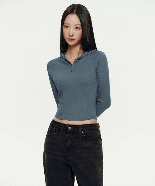MUSINSA STANDARD WOMAN MUSINSA STANDARD WOMAN Women's Hoodie Peacock Blue