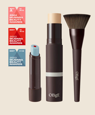 OBGE Natural Cover Foundation + Lip Balm Set