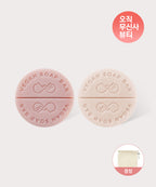 DONGGUBAT Vegan camellia special set (shampoo bar + treatment bar) + free cotton soap foam net
