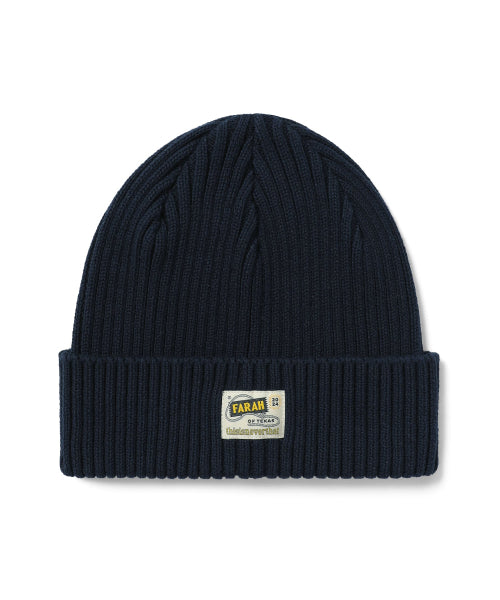 THISISNEVERTHAT THISISNEVERTHAT TNT FARAH Ribbed Beanie Navy