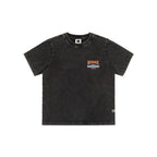 KODAK APPAREL Snow Washed Graphic Short Sleeve T-Shirt Women BLACK