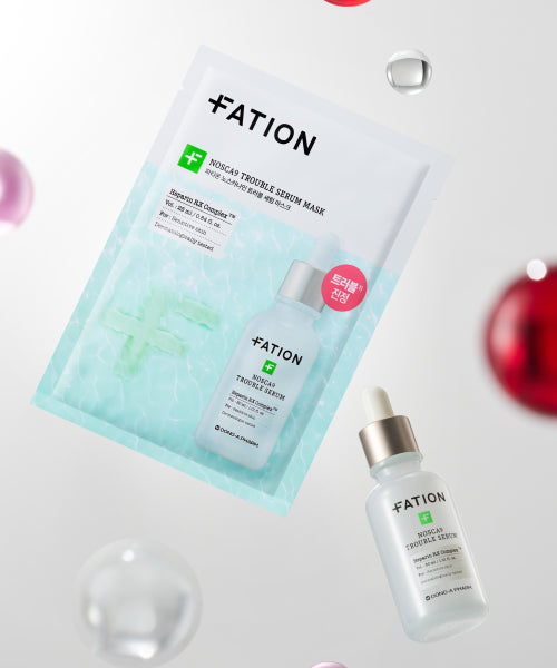 FATION FATION Noscanine Trouble Serum Mask Pack 5 sheets + Serum 30ml