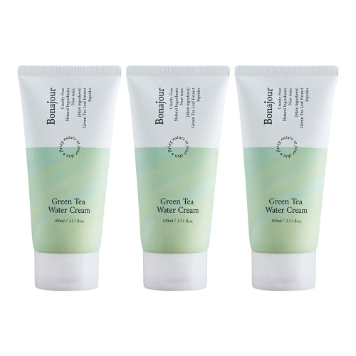 BONAJOUR Green Tea Water Cream 100ml 3pack