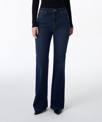 MUSINSA STANDARD WOMAN Women's Denim Pants Dark Blue