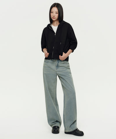MUSINSA STANDARD WOMAN Denim Low Rise Wide Pants (Size 25)