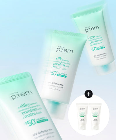 MAKEPREM UV Defense No Sebum Sun Cream SPF 50