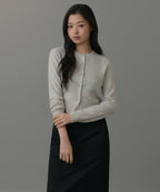 MUSINSA STANDARD WOMAN MUSINSA STANDARD WOMAN Cardigan Round Neck Crop (Size M)