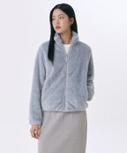 MUSINSA STANDARD WOMAN MUSINSA STANDARD WOMAN Shaggy Fleece Zip-Up Jacket (Size M)