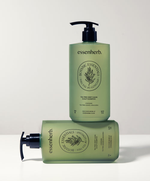 ESSENHERB Tea Tree Deep Clean Scalp Shampoo 500ml+500ml