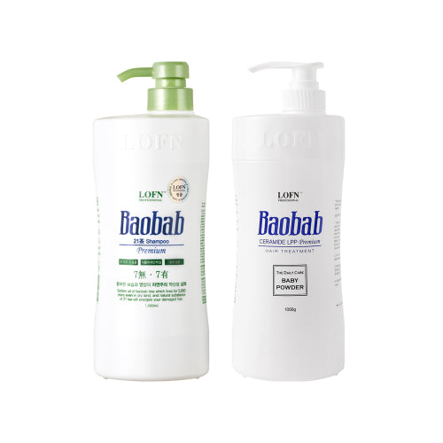 LOFN Lopen Baobab Baby Powder Treatment 1000ml + Lopen Baobab Dry Shampoo 1000ml