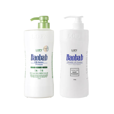 Lopen Baobab Baby Powder Treatment 1000ml + Lopen Baobab Dry Shampoo 1000ml