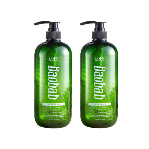 LOFN Lopen Baobab Hair Loss Symptom Relief Shampoo 1000ml 2pcs