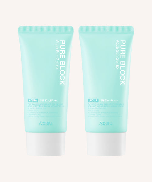 APIEU APIEU Pure Block Aqua Sun Gel EX SPF 50 50ml*2