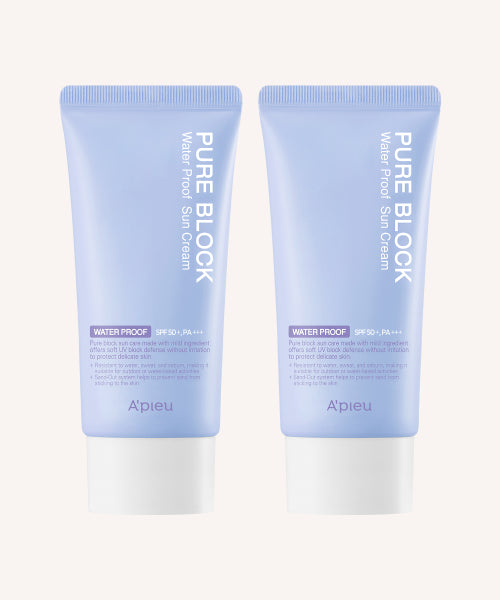 APIEU APIEU Pure Block Natural Waterproof Sun Cream SPF 50