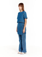 EENK EENK Transformative Denim Top - Denim Blue