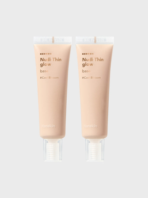 HANSKIN HANSKIN Nudie Thin Glow Base SPF35 PA++ (Cool Blossom, Vanilla Beige)