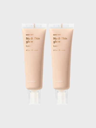 HANSKIN Nudie Thin Glow Base SPF35 PA++ (Cool Blossom, Vanilla Beige)