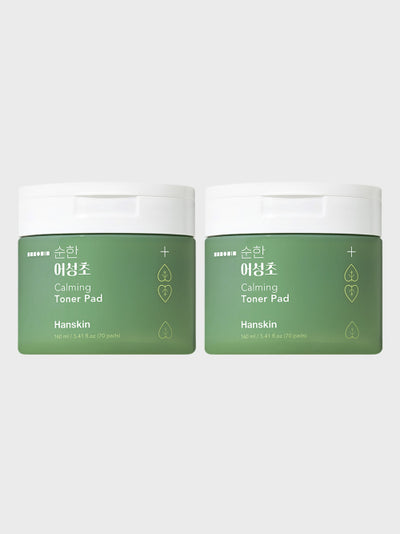 HANSKIN Mild Houttuynia Cordata Calming Toner Pads
