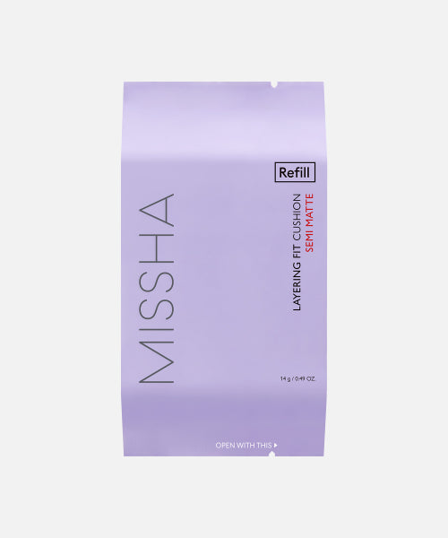 MISSHA MISSHA Layering Fit Cushion Semi-Mat Refill (Choose 1 of 4 Types)