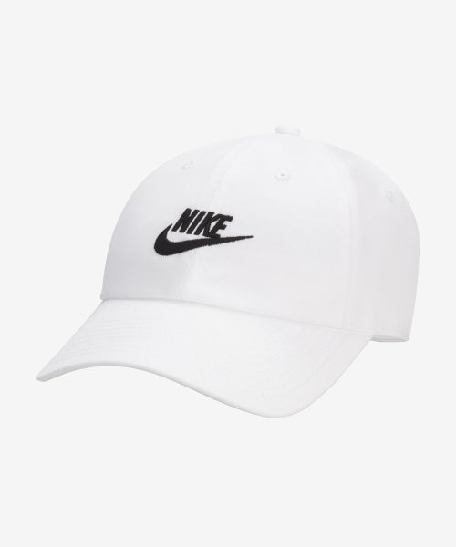NIKE NIKE Club Unstructured Futura Wash Cap - White:Black