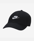 NIKE Nike Club Unstructured Futura Wash Cap - Black:White