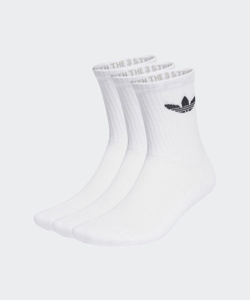 ADIDAS ADIDAS Trefoil Cushion Crew Socks - Size L