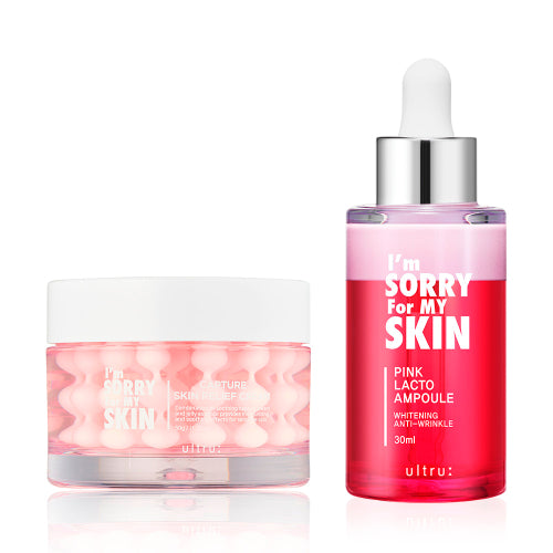 IMSORRYFORMYSKIN IMSORRYFORMYSKIN Pink Lacto Ampoule + Skin Relief Capture Cream