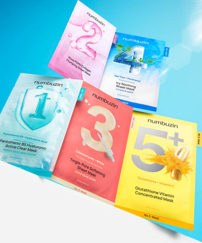 numbuzin Sheet Mask Pack [10 sheets] - Choose 2