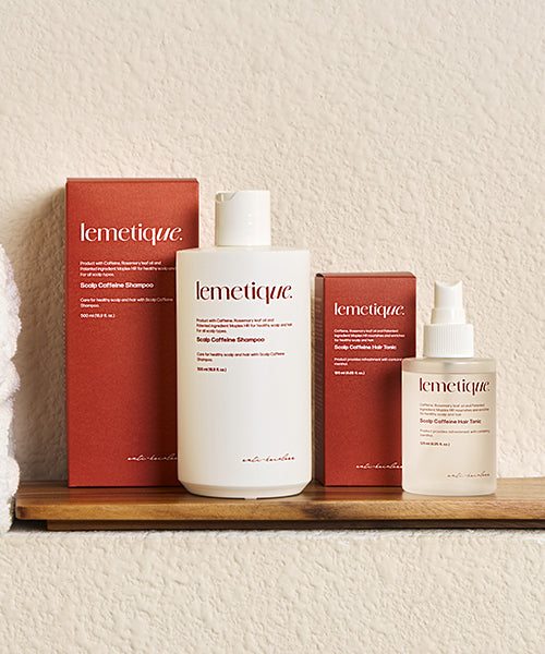 LEMETIQUE Scalp Caffeine Daily Clinic Set