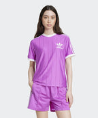 ADIDAS ADIDAS 3S Pinstripe Tee - Purple