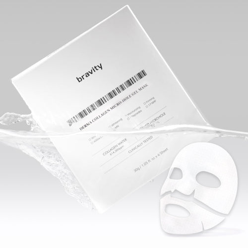 BRAVITY BRAVITY Derma Collagen Microhole Gel Mask (4 sheets)