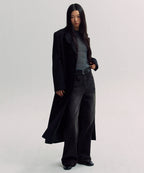 MUSINSA STANDARD WOMAN MUSINSA STANDARD WOMAN Cashmere Blend Tide Maxi Coat (Black)