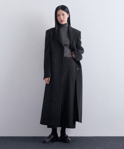 MUSINSA STANDARD WOMAN Women's Cashmere Blend Tight Maxi Coat