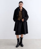 MUSINSA STANDARD WOMAN MUSINSA STANDARD WOMAN Coat Hooded [Black]