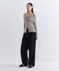 MUSINSA STANDARD WOMAN MUSINSA STANDARD WOMAN Women's Fleece Wide Cargo Pants (Black)