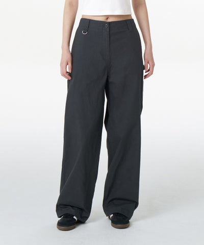 MUSINSA STANDARD WOMAN Women's Wide Carpenter Pants (Dark Gray)