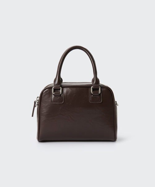 MUSINSA STANDARD WOMAN MUSINSA STANDARD WOMAN Mini Bowling Bag Brown