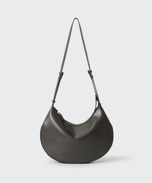 MUSINSA STANDARD WOMAN MUSINSA STANDARD WOMAN Fat Crescent Shoulder Bag Khaki Gray