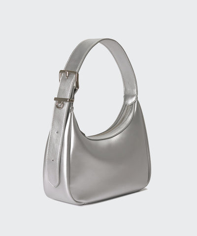 MUSINSA STANDARD WOMAN Arch Hobo Bag Silver