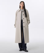 MUSINSA STANDARD WOMAN MUSINSA STANDARD WOMAN Cashmere Blend Balmacan Robe Coat [Oatmeal]