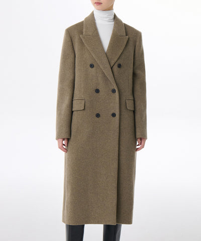MUSINSA STANDARD WOMAN Coat Heather Olive