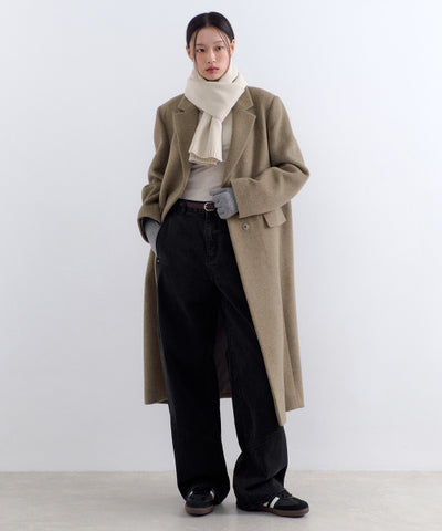MUSINSA STANDARD WOMAN Coat Women's Cashmere Blend Chester Long Coat