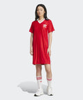 ADIDAS ADIDAS 3S Pinstripe Dress - Red