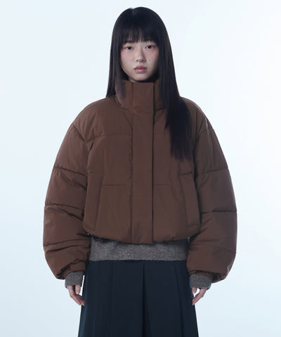 MUSINSA STANDARD WOMAN Padded Jacket Brown