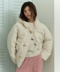 MUSINSA STANDARD WOMAN MUSINSA STANDARD WOMAN Padded Jacket Cream